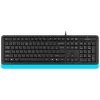 Tastatura  A4TECH FK10 Black/Blue 