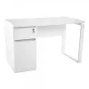 Masa de birou PAL,  Metal,  Alb OEM cu sertare 120 x 60 x 75