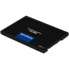SSD 2.5  240GB GOODRAM CL100 Gen.3, SATAIII, Sequential Reads: 520 MB/s, Sequential Writes: 400 MB/s, Thickness- 7mm, Controller Marvell 88NV1120, 3D NAND TLC