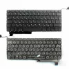 Tastatura laptop  APPLE Macbook Pro 15 A1286 (2008) w/o frame ENTER-small ENG/RU Black 