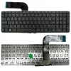 Клавиатура для ноутбука  HP Pavilion 15-P 15-p00 17-F  w/o frame ENTER-small ENG/RU Black