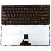 Клавиатура для ноутбука  SONY SVE14  w/frame ENG/RU Black