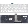 Клавиатура для ноутбука  TOSHIBA Satellite C50-A C50D-A C50T-A C55-A C55D-A C55T-A C50DT-A  ENG/RU White