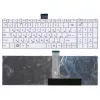 Клавиатура для ноутбука  TOSHIBA Satellite C850 C855 C870 C875 L850 L855 L870 L875 P850 P855 P870 P875  ENG/RU White