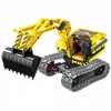 Jucarie 6+, 37.5 x 28 x 6 cm XTech Bricks 2in1, Construction Excavator & Robot, 342 pcs 