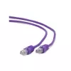 Patchcord  Cablexpert 1m UTP PP12-1M/V Cat.5E, molded strain relief 50u plugs 