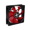  80mm Case Fan XILENCE XPF80.R.PWM Fan, Performance C, 80x80x25mm, 800-1800 rpm, < 20dBa, 21.8CFM, hydro bearing, 4Pin with PWM, Black/Red