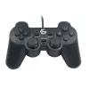 Gamepad Set Gembird JPD-UDV2-01, 4 axes, D-Pad, 2 mini joysticks, 10 buttons, Dual vibration,  USB