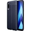 Husa  HELMET Leather Texture TPU Case Samsung A50S Blue 