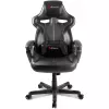 Fotoliu Gaming Metal,  Piele artificiala,  Gazlift,  95 kg,  160-180 cm,  Negru AROZZI Milano Black/Black 