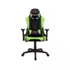 Fotoliu Gaming Metal, Piele eco, Gazlift, 105 kg, 160-180 cm, Negru, Verde AROZZI Verona V2 Black/Green 