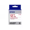 Cartus  EPSON 12mm/9m,  Std Red/Wht,  LK4WRN C53S654011 