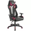 Fotoliu Gaming u Lumi CH06-8 Black/Red Height Adjustable Armrest,  350mm Nylon Base,  60mm Nylon Caster,  100mm Class 3 Gas Lift,  Weight Capacity 150 Kg
