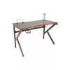 Masa gaming  MDF,  Metal,  Negru,  Rosu,   DP EGame Black+Red~CN1909 60 x 120 x 75