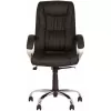 Офисное кресло Fotoliu de birou,  Piele Eco,  Gazlift,   Negru DP Elly chrome ECO 30 112-122 x 63 x 69.5