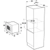 Cuptor cu microunde incorporabil 23 l,  800 W,  Control mecanic,  Grill,  Ivory GORENJE BM 235 CLI 