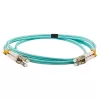 Patchcord Fiber optic APC Multimode OM4,  LC-LC Duplex,  3M 