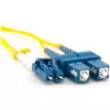 Patchcord Fiber optic APC singlemode Duplex LC-SC,  1m 