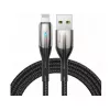 Cablu  Baseus Baseus Horizontal Data Cable(With An Indicator Lamp)USB For iP 2.4A 1m Black 