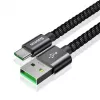 Кабель  Baseus Baseus double fast charging USB cable USB For Type-C 5A 1m Black 
