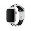 Bratara pentru ceas  APPLE Sport Apple watch strap  silica gel 38/40 White Black 
