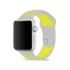 Bratara pentru ceas  VPG  Sport Apple watch strap  silica gel 42/44 M/L Gray Yellow 