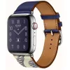 Ремешок браслет для часов  VPG  Rhea Series Real leather iwatch strap Blue  40mm 