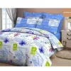 Постельное белье (комплект) 2 persoane Euro,  Percale,  Albastru Cottony Poplin Ceas Albasrtu 215 x 200,  50 x 70