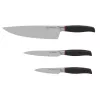 Набор ножей Inox,  19.5, 12.5, 9 cm,  Negru POLARIS PRO collection-3SS 