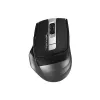 Wireless Mouse A4Tech FB35 Grey, Optical, 1000-2000 dpi, 6 buttons, Ergonomic, 1xAA, BT+2.4Ghz, USB