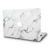 Pelicula protectoare decorativa  HELMET HARDSHELL FOR MACBOOK PRO 13" (2016/2017),  MARBLE SILVER 