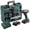 Masina de insurubat cu acumulator  METABO BS 18 Quick Set 2x2.0 Ah 602217870 