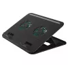 Trust Cyclone,  Notebook Cooling Pad up to 16,  2 silent cooling fans,  8 step height-adjustable,  Black