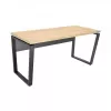 Masa PAL,  Metal,  Sonoma,  Negru DP B-150 TRAPEZ 1500*680 150 x 75 x 68