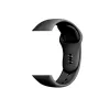 Bratara pentru ceas  HELMET Silicon Apple watch strap 38/40 M/L Black 