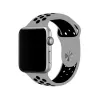 Bratara pentru ceas  HELMET Sport Apple watch strap  silica gel 38/40 M/L Gray Black 