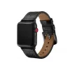 Bratara pentru ceas  HELMET LEATHER APPLE WATCH STRAP 38/40 M/L BLACK 
