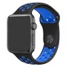 Bratara pentru ceas  HELMET Sport Apple watch strap  silica gel 38/40 M/L Blue Black 