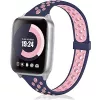 Bratara pentru ceas  HELMET Sport Apple watch strap  silica gel 42/44  Blue Rose 