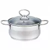 Cratita cu capac 3.8 l,  22 сm,  Inox,  Inox  Maestro Mr-3508-22  