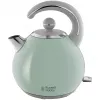 Ceainic electric 1.5 l,  2400 W,  Inox,  Verde Russell Hobbs Bubble Soft Green,  24404-70 