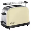 Prajitor de pâine 1600 W,  2 felii,  6 moduri,  Control mecanic,  Crem, Inox Russell Hobbs Colours Cream,  23334-56 