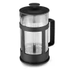 French-press 0.6 l,  Sticla,  Plastic,  Negru Aurora AU8004 