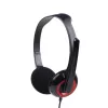 Headset Gembird MHS-002, Stereo Headphones with Microphone, Volume control, Plug Type: 3.5mm StereoBlack