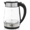 Электрочайник 1.7 l,  2200 W,  Metal,  plastic,  sticla,  Transparent,  Inox Zilan ZLN3963 