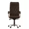 Офисное кресло Piele naturala,  Gazlift,  Maro,   Nowy Styl CUBA Steel Chrome  LE-K 54 x 54 x 119.5-127.5 