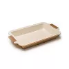 Tava de copt 46 x 29 x 5 cm,  Otel carbonat,  Crema Maestro Mr-1126-46 