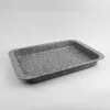 Tava de copt 36 x 24.5 x 5.5 cm,  Otel carbonat,  Gri Maestro Mr-1116-36 
