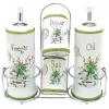 Set pentru condimente 4 piese in set,  Ceramica Maestro Mr-20065-04S 