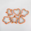 Forma pentru biscuiti 6 piese,  Plastic Maestro Mr-1169 